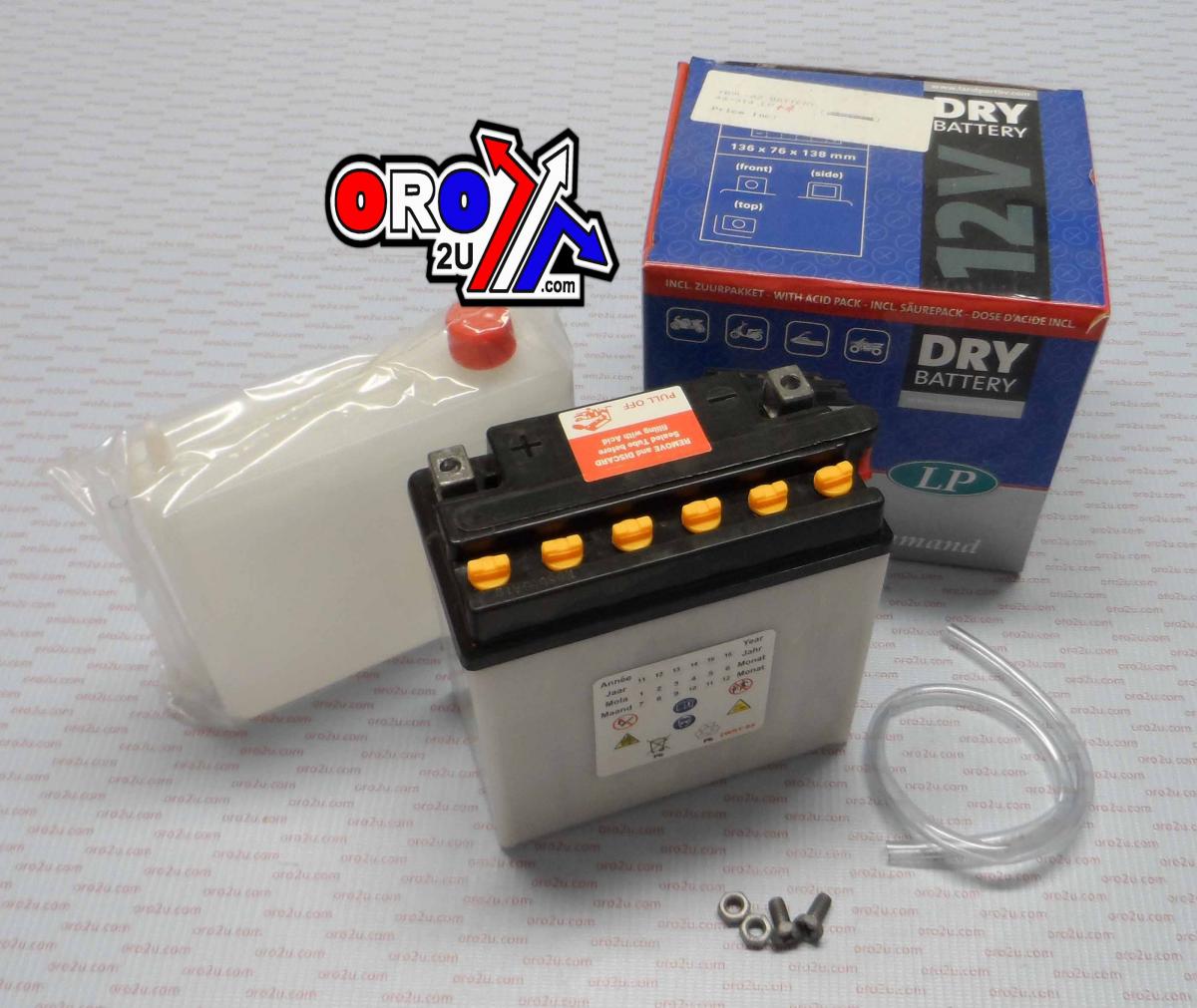 BATTERY LB9L-A2 12V 9Ah. +ACID, LANDPORT 50916 + ACID PACK, MA YB9L-A2, MD LB9L-A2 thumbnail 2
