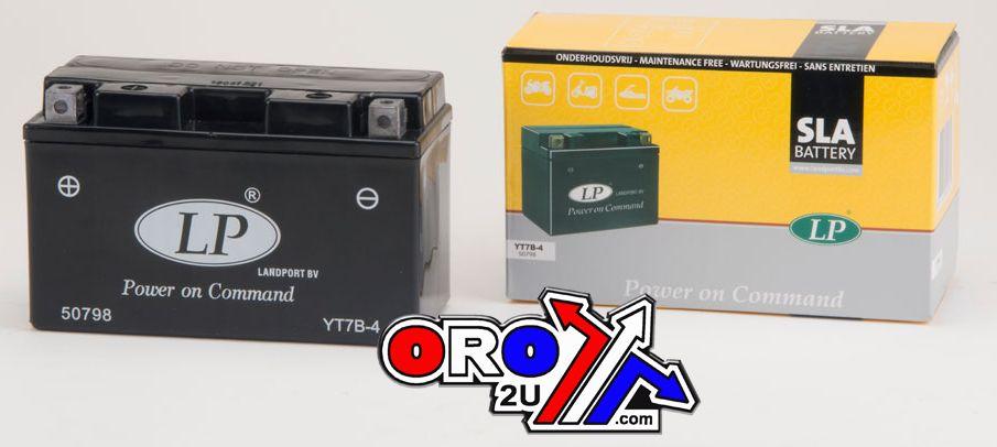 BATTERY YT7B-4 12V 6.5Ah., LANDPORT 50798 SEALED LEAD, (SAME AS YT7B-BS) MB YT7B-4, MS LT7B-4 thumbnail 2