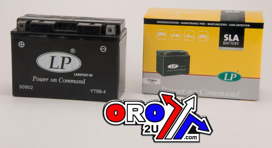 BATTERY LT9B-4 12V 8Ah. SEALED, LANDPORT 50902 SEALED ACID, MB YT9B-4, MS LT9B-4 thumbnail 2