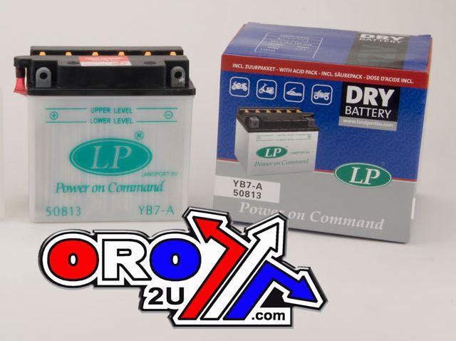 BATTERY LB7-A 12V 8HR. DRY, LANDPORT 50813, MB YB7-A thumbnail 2