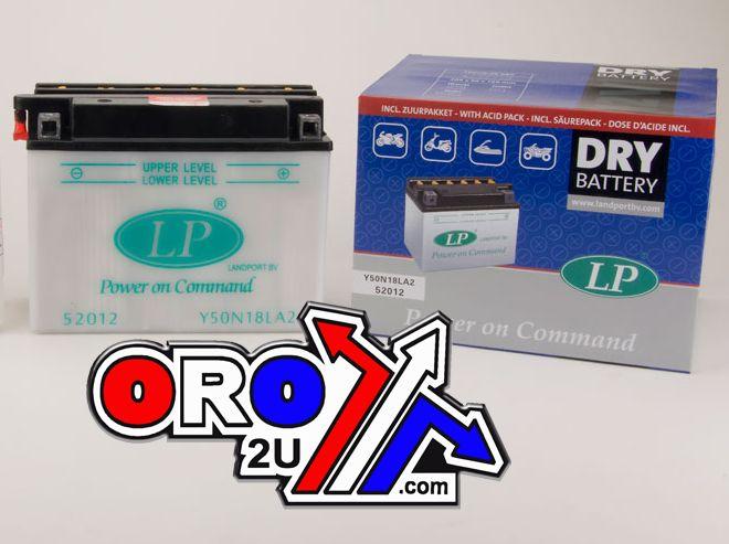 BATTERY L50N18LA2, 52012 DRY, LANDPORT 52012, ROAD, MC, MB Y50N18LA2 thumbnail 2
