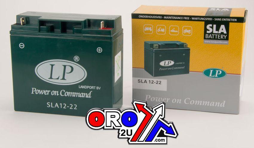 BATTERY 12-22 12v 22Ahrs SLA, SLA12-22 MB SLA 12-22, MAINTENANCE FREE SEALED thumbnail 2