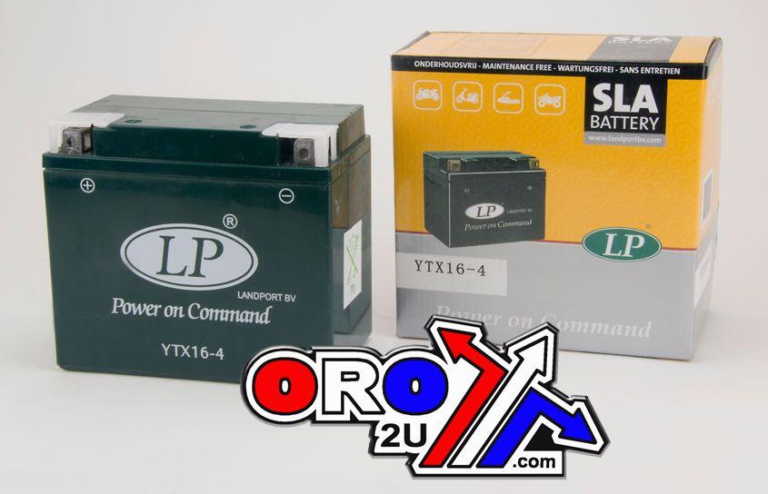 BATTERY LTX16-4 SEALED, LANDPORT12V 19Ah. thumbnail 2