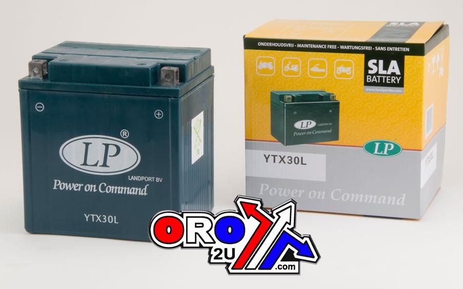 BATTERY LTX30L 12V SEALED, LANDPORT HARLEY-DAVIDSON, MB YTX30L, MS LTX30L thumbnail 2
