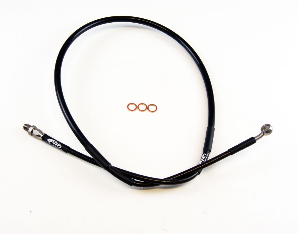 HOSE FRONT BRAKE BLACK/BLK CR125 / CR250 / CR500 thumbnail 2