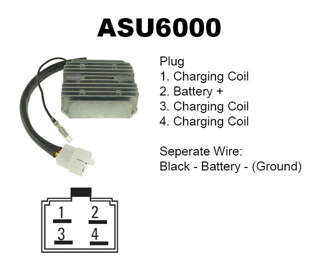 REGULATOR VOLTAGE 12V/25A 80mmX70mmX28mm 80-88 SUZUKI 230 250 300 550 650 750 1100 LS-F LS GS LT AUS6000 ESP2336 717920 44-3600 thumbnail 6