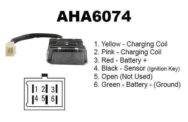 REGULATOR VOLTAGE HONDA, 31600-KBB-901 AHA6074, 31600-KBB-901 / 31600-KR1-761/ 31600-KY7-000 thumbnail 6