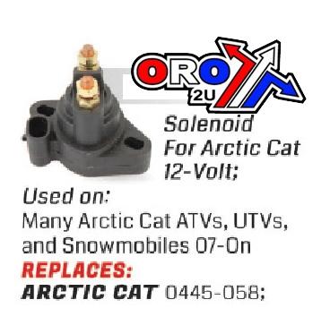 SOLENOID ARCTIC CAT ATV UTV, SMU6015, 0445-058 thumbnail 4