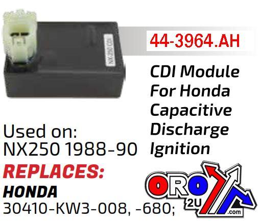 CDI BOX HONDA NX250 88-90, 30410-KW3-008, -680 IHA6048, ROAD thumbnail 6
