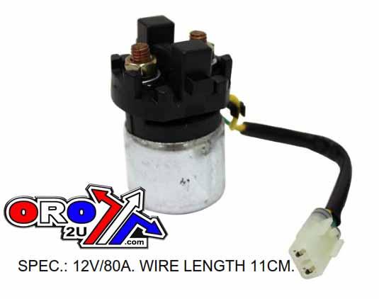 SOLENOID STARTER RELAY 80A, BRONCO AT-01097 35850-HM7-000 thumbnail 6
