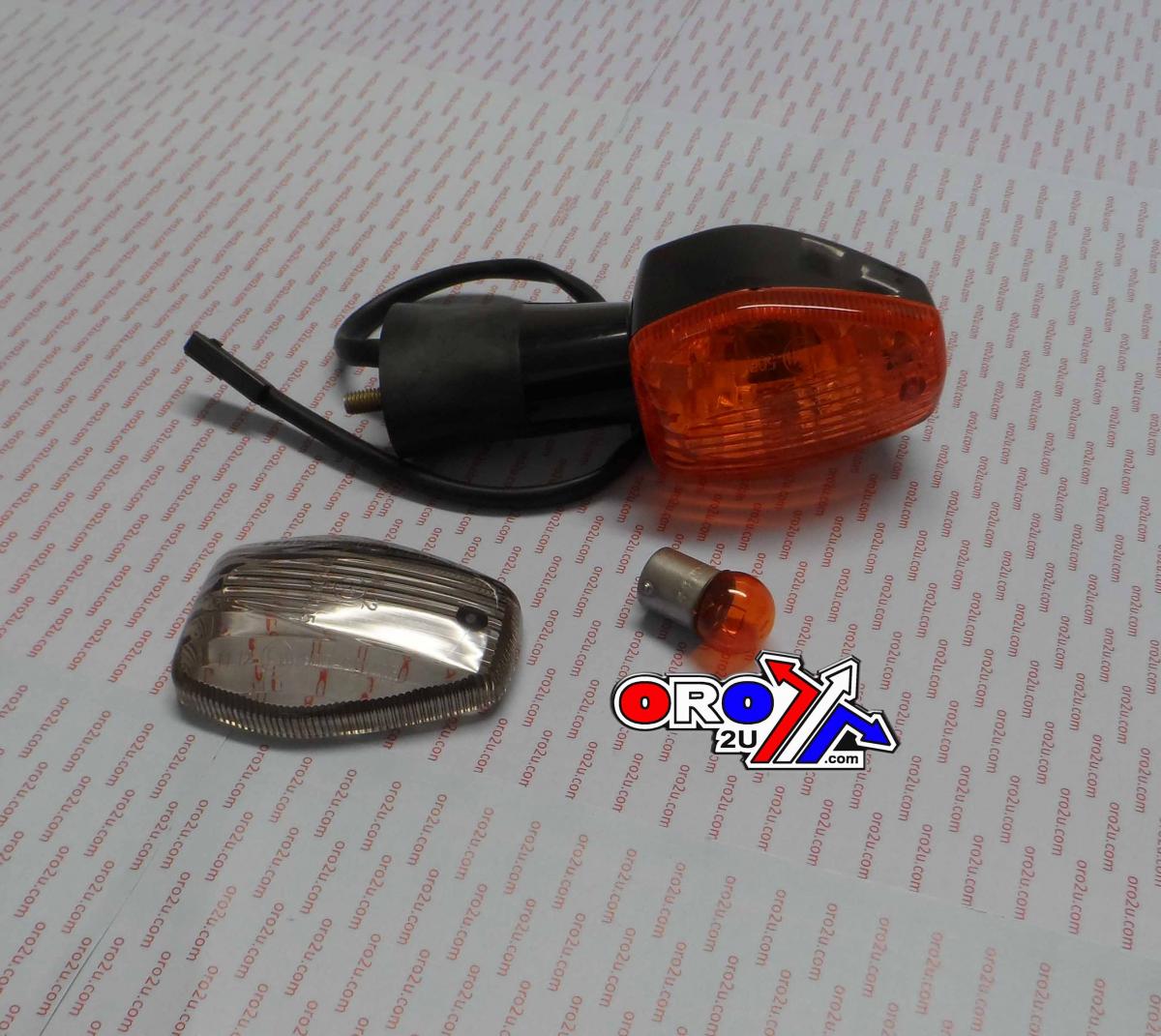 INDICATOR AMBER / CLEAR LENS 70mm HONDA CBR 02> ANF 125R 345978 thumbnail 2