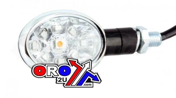 INDICATORS E8 LED CLEAR OVAL, ROAD, SIFAM, PAIR thumbnail 2