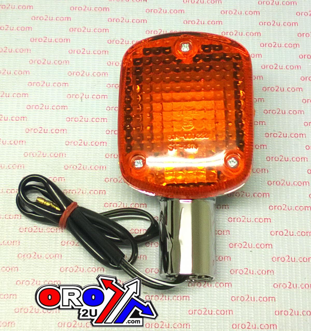 INDICATOR HONDA CB, CBX, CX, MC-01975 CHROME PLATED image 1