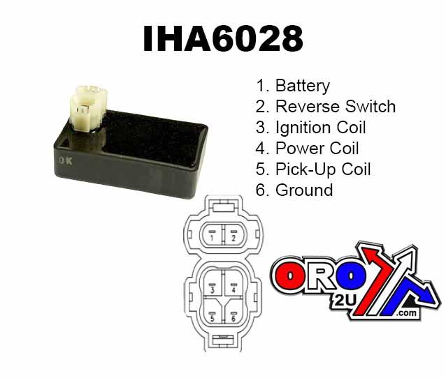 CDI BOX HONDA TRX400EX 99-06, 30410-HN1-003, IHA6028, AT-01002 160-02024 thumbnail 7