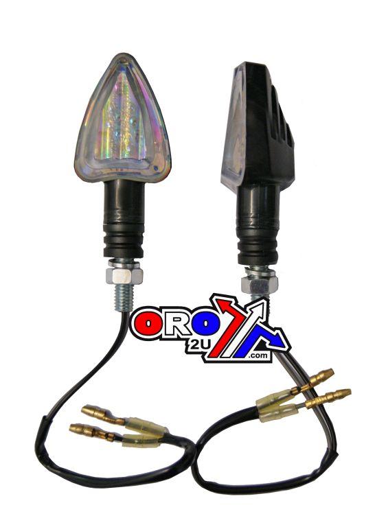 INDICATORS LED WHITE LENS PAIR 121408406 image 1
