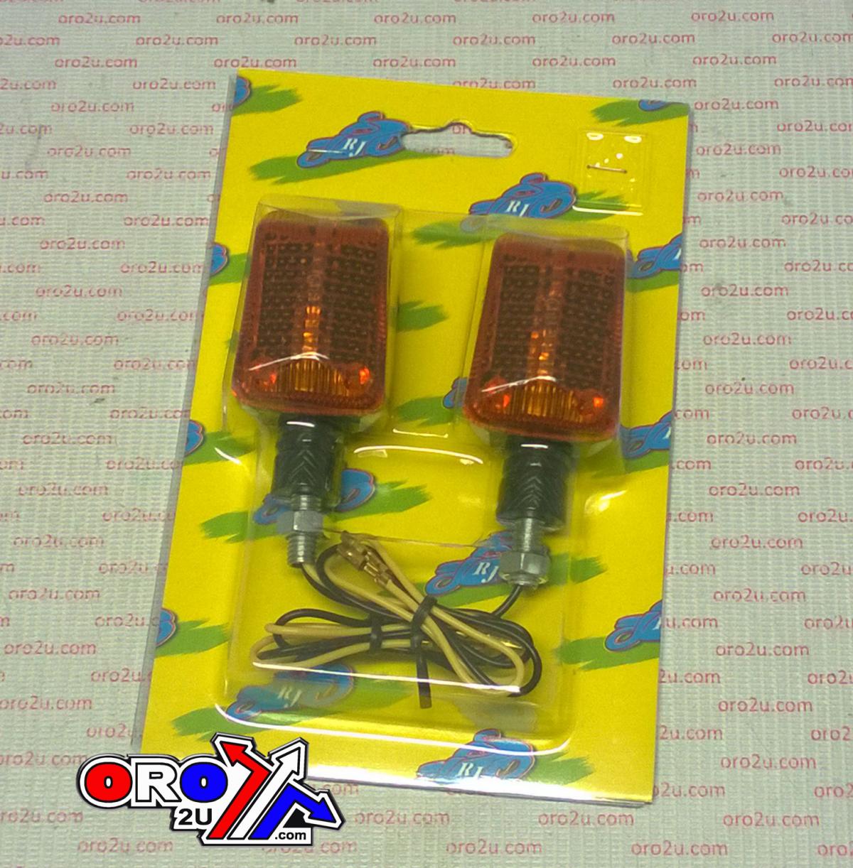 INDICATORS ORANGE LENS PAIR, RECTANGULAR CARBON LOOK CASE, 121406164 thumbnail 2