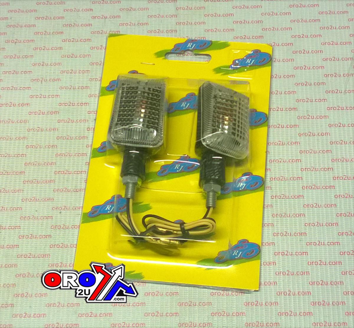 INDICATORS WHITE LENS PAIR, RECTANGULAR CARBON LOOK CASE, 121405303 thumbnail 2