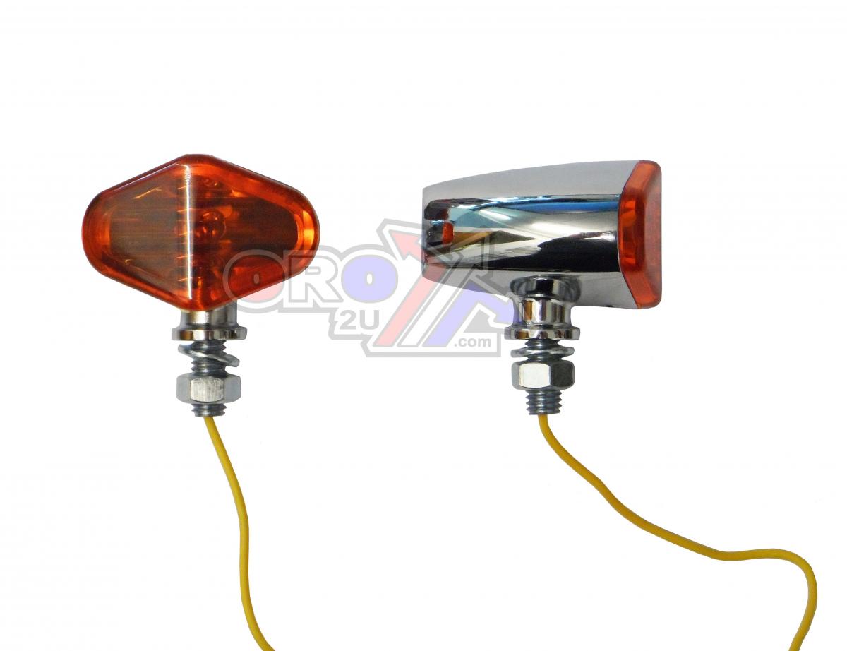INDICATORS ORANGE LENS PAIR, DIAMOND CHROME LOOK CASE, 121407347 thumbnail 2