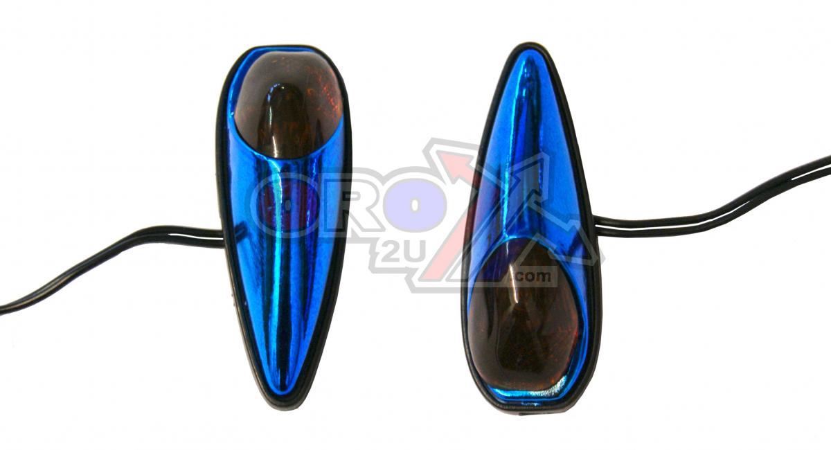 INDICATORS SMOKE LENS PAIR, JAGUAR BLUE LOOK CASE, 121408500 thumbnail 2