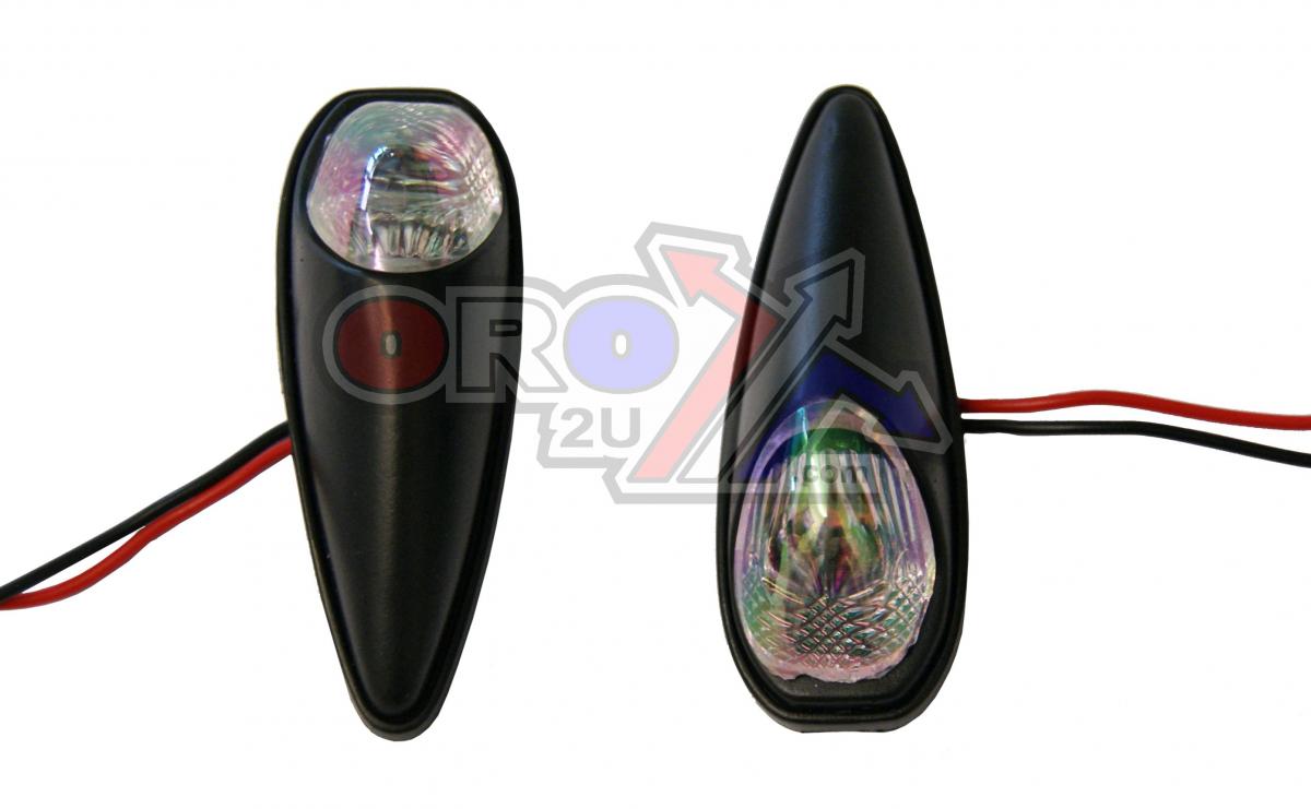 INDICATORS WHITE LENS PAIR, JAGUAR BLACK LOOK CASE, 121408390 thumbnail 2