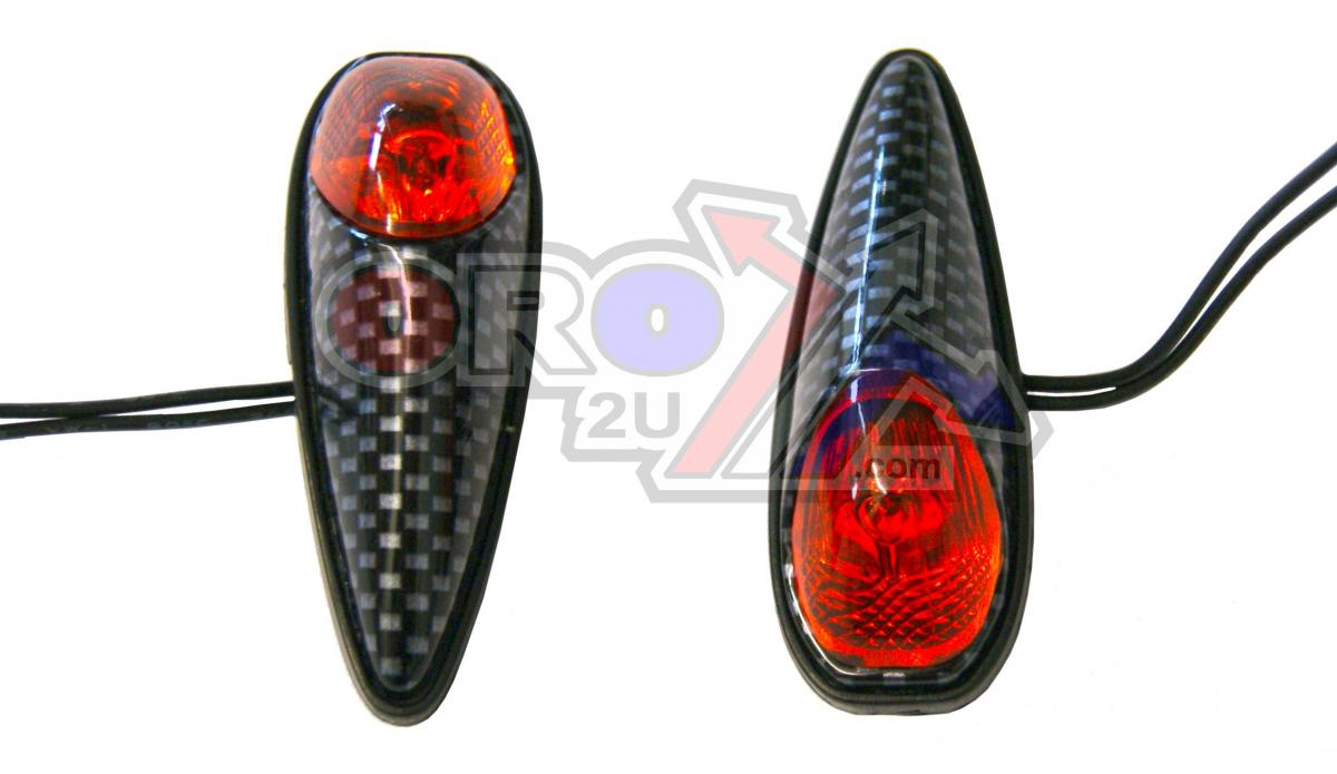 INDICATORS ORANGE LENS PAIR, JAGUAR CARBON LOOK CASE, 121407906 thumbnail 2