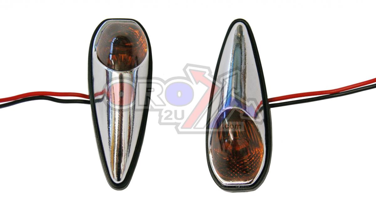 INDICATORS SMOKE LENS PAIR, JAGUAR CHROME LOOK CASE, 121406774 thumbnail 2