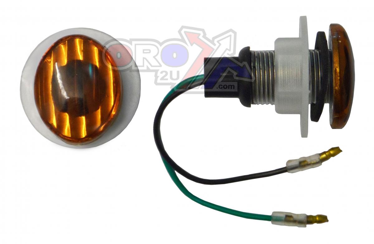 INDICATORS SMOKE LENS PAIR, MINI EYE LAMP MODEL, 121406623 thumbnail 2