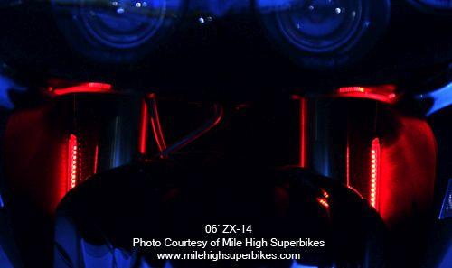 LED MINI LIGHT BAR 115x8 BLUE KS25-9640 thumbnail 3