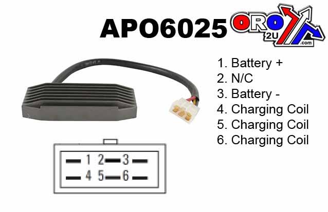 REGULATOR 32800-12E00, ASU6025 SUZUKI 32800-12E01, 32800-12E00 thumbnail 3