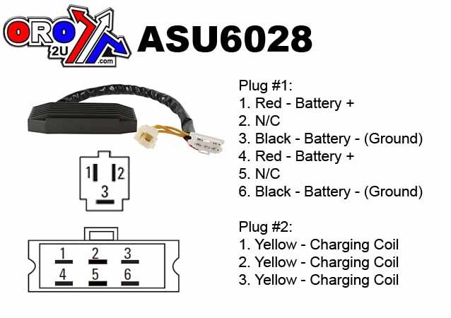 REGULATOR 32800-38B00, ASU6028 SUZUKI VS1400GLP 87-95, Suzuki Intruder VS1400GLP 1987-1995 thumbnail 2