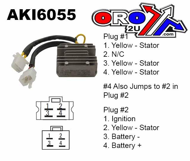 REGULATOR RECTIFIER 79-88 KAWASAKI KZ ZN A1 A2 A3 B2 TOURING VOYAGER SE 1300 12V 21066-1007 thumbnail 2