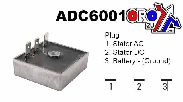 REGULATOR 12V / 8A DUCATI, APRILIA, ARROWHEAD ADC6001 thumbnail 8