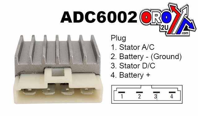 REGULATOR DUCATI, OTHERS, ARROWHEAD ADC6002, 50311034000 thumbnail 2