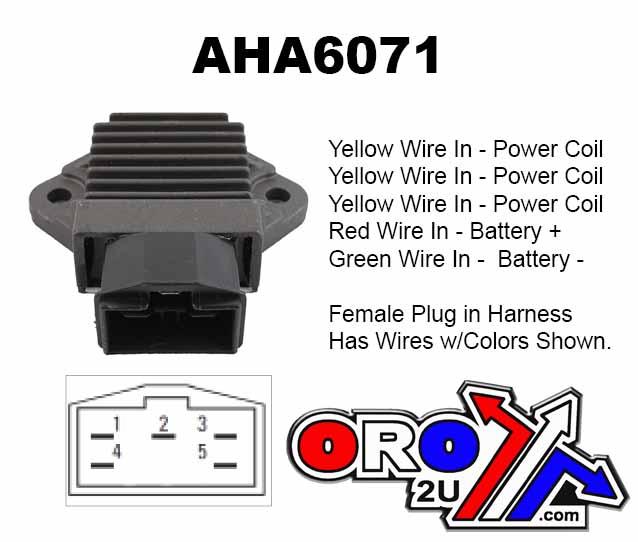 REGULATOR Honda NT650V XL1000, HUSQVARNA 8000B0563, AHA6071 image 1