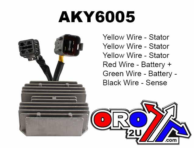 REGULATOR KYMCO MXU UXV 500, ARROWHEAD AKY6005 ATV UTV, 31600-LDB5-E00 thumbnail 2