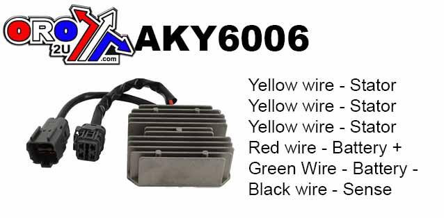 REGULATOR KYMCO MXU MAXXER, ARROWHEAD AKY6006 450i 443cc, 31600-LGC7-E00 thumbnail 6