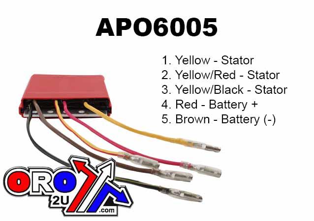 REGULATOR POLARIS 300/400/500, ARROWHEAD APO6005 thumbnail 2
