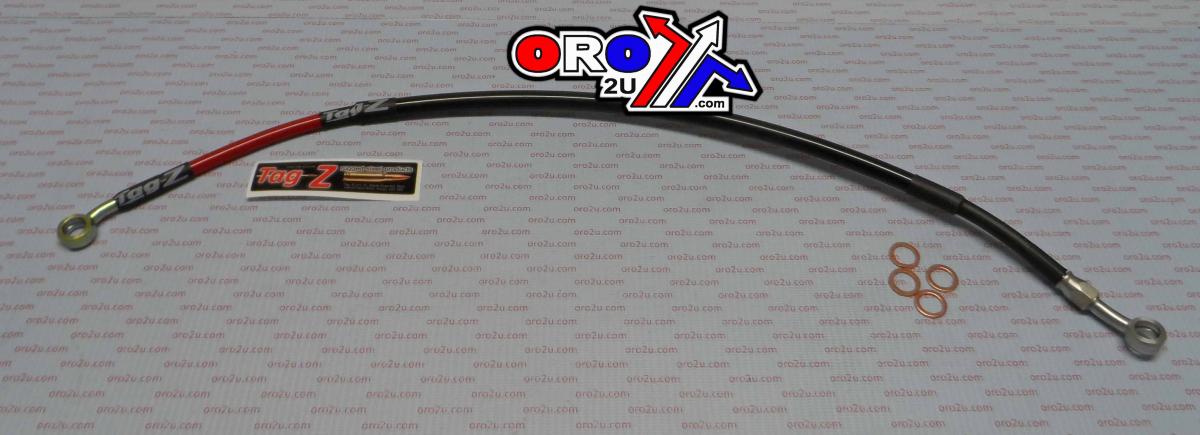 HOSE REAR BRAKE RED / BLK HONDA 00-02 CR80 SMALL WHEEL thumbnail 2