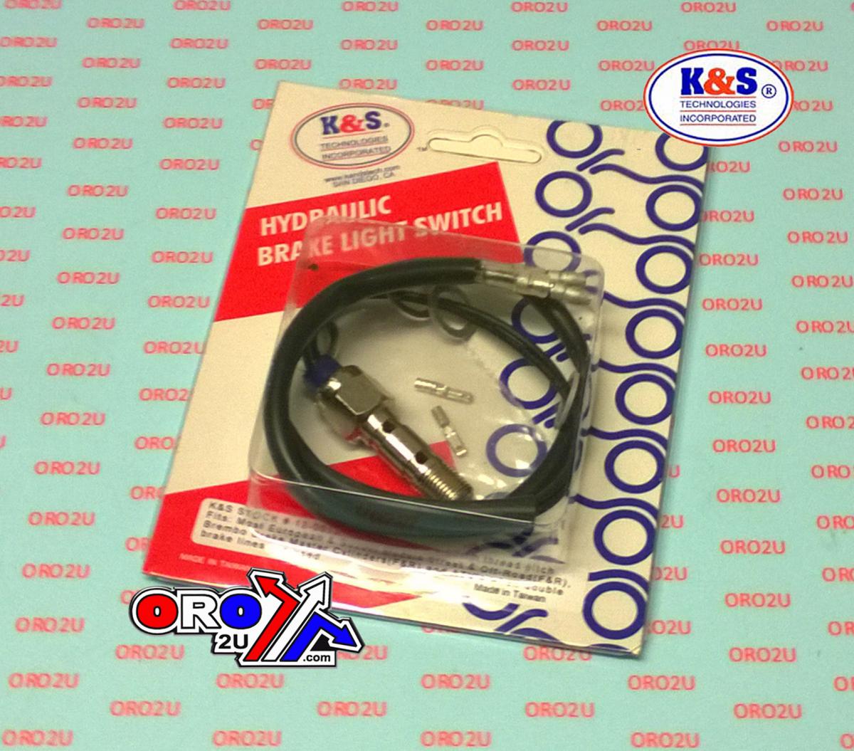 SWITCH BRAKE M10x1.00mm, HYDRAULIC DOUBLE BLEED, KS12-0013 thumbnail 2