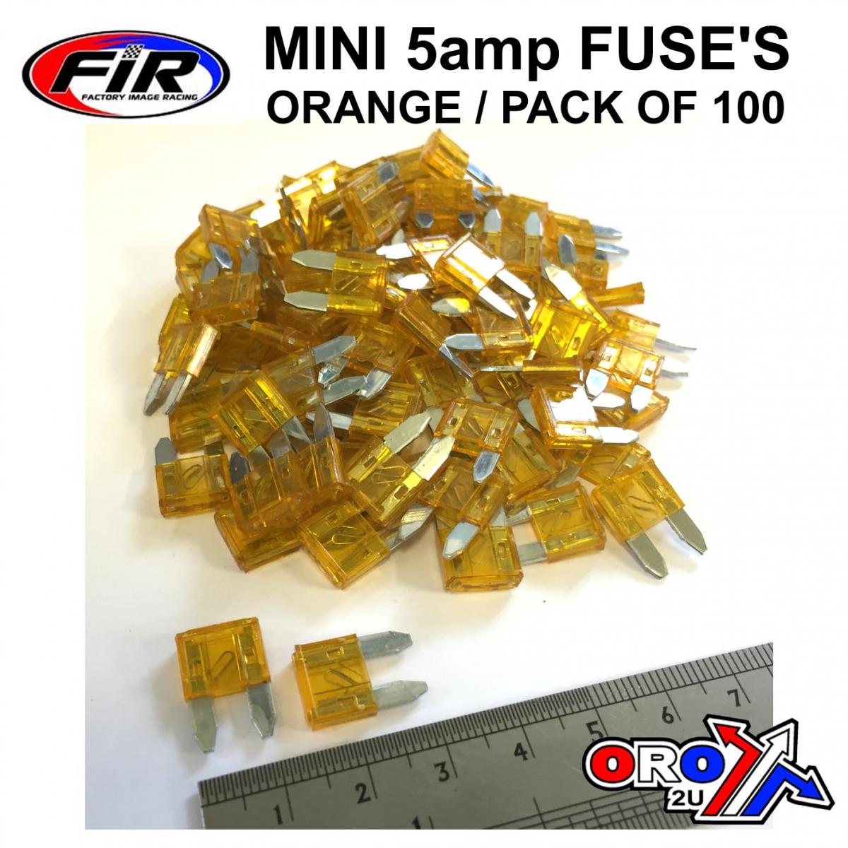 5AMP. MINI FUSE PACK OF 100 thumbnail 2