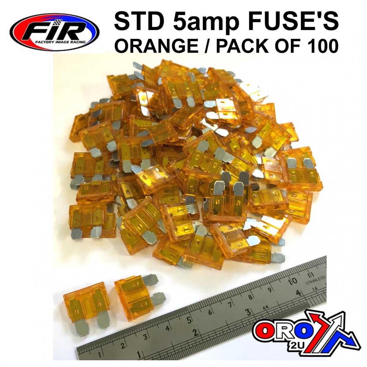 5AMP. BLADE FUSE STD PK100 thumbnail 4