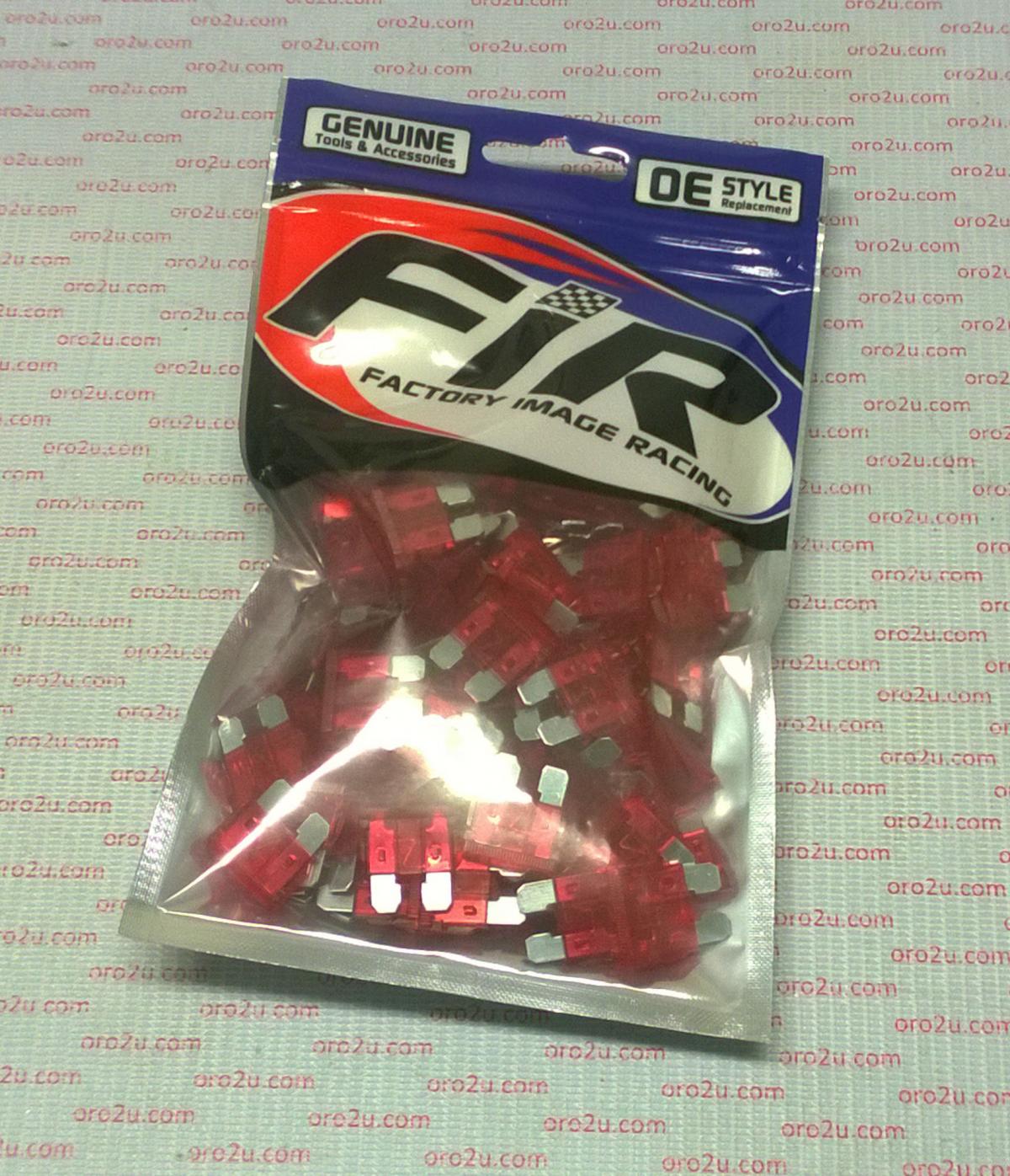 10 AMP. BLADE FUSE STD. PK100, FU2-10 thumbnail 2