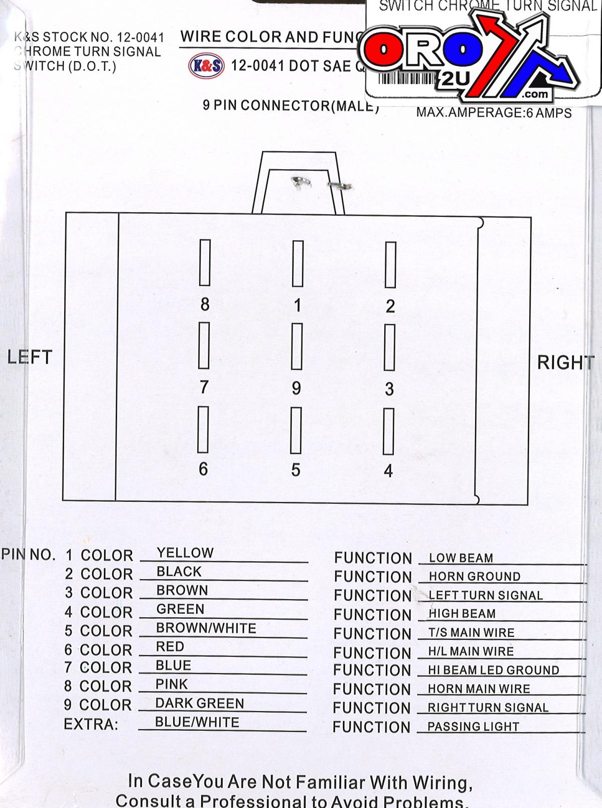 SWITCH BLACK TURN SIGNAL KS12-0041B thumbnail 2