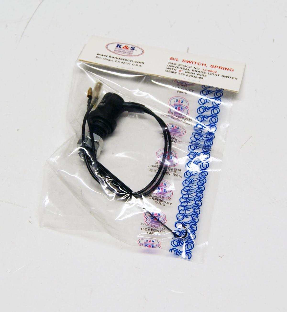 SWITCH REAR BRAKE WITH 8 WIRE K&S 12-0002 thumbnail 6