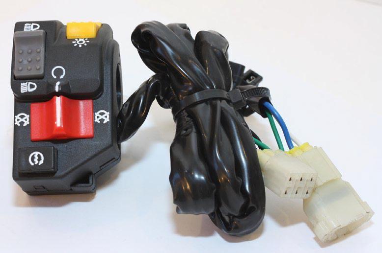 SWITCH LIGHT START, KILL, HONDA TRX 35020-HN1-00, K&S KS12-0052 thumbnail 2