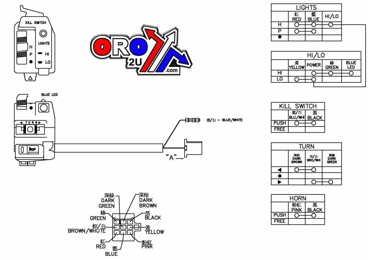 SWITCH LH HANDLEBAR HONDA thumbnail 6