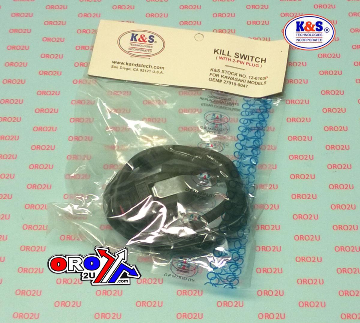 SWITCH KILL KXF250 06-14 OEM, KAWASAKI 27010-0047, KS12-0103P thumbnail 2