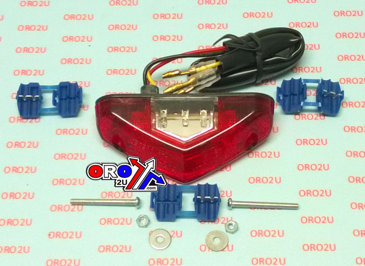 LED REAR LIGHT RED LENS TT 121411366 thumbnail 2