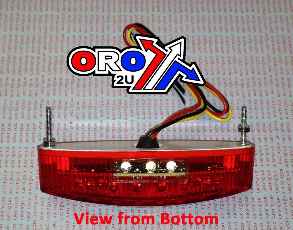 LED REAR OVAL LIGHT RED LENS 121409155 thumbnail 2