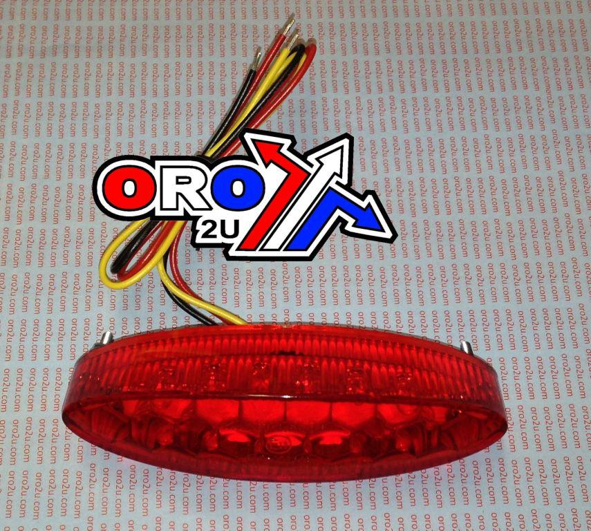 LED REAR OVAL LIGHT RED LENS 121409155 thumbnail 3